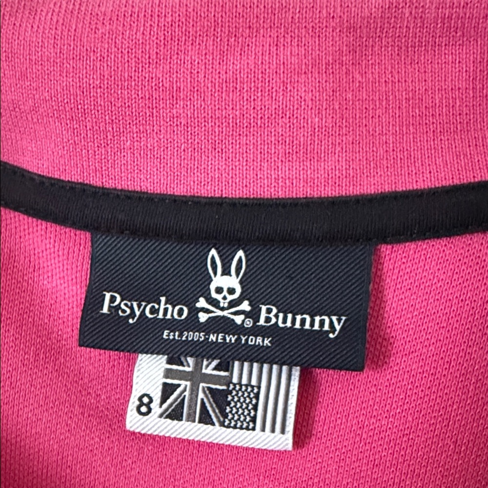 Psycho Bunny Vibrant Pink Polo Shirt - Picture 2 of 2
